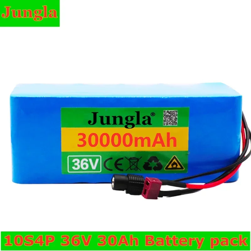 

Original 36V battery 10S4P 30Ah battery pack 500W high power battery 36V 30000mAh Ebike electric bicycle BMS