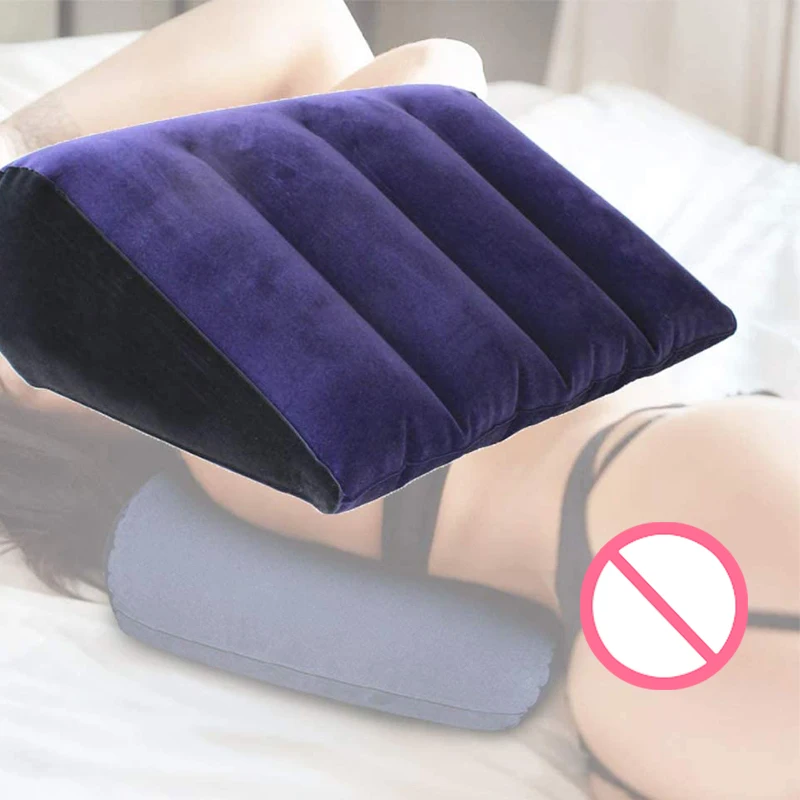 Inflatable Sex Pillow for Adult Games Triangle Auxiliary Cushion G Spot Position Aid Bed Wedge Sex Toy Multifunctional Pillow