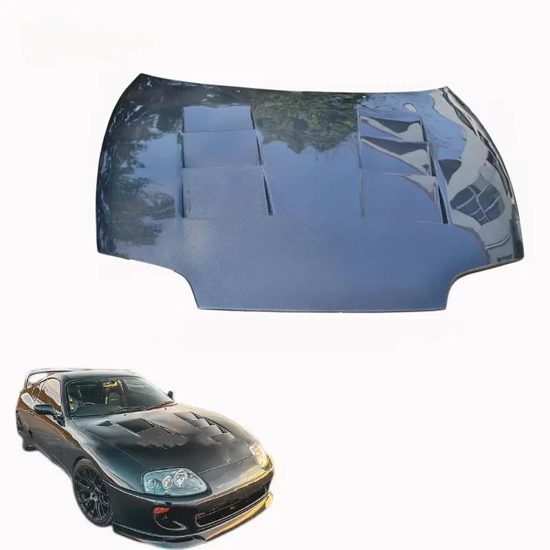 

Идеально подходящий карбоновый капот для Toyota Supra JZA80 MK4 A80 1993-2020