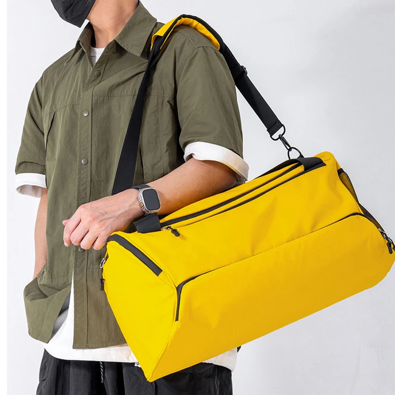 

Travel Duffel Handbag Dry Wet Outdoor Business Trip Short Distance Shoulder Bag Large Fitness Gym Yoga Sports Luggage Tote Pack