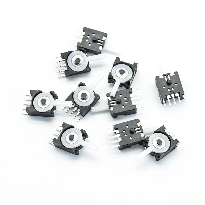 10pcs  black detection  limit swing movement  rocker switch mini micro 5 feet reset left and right   toggle switch