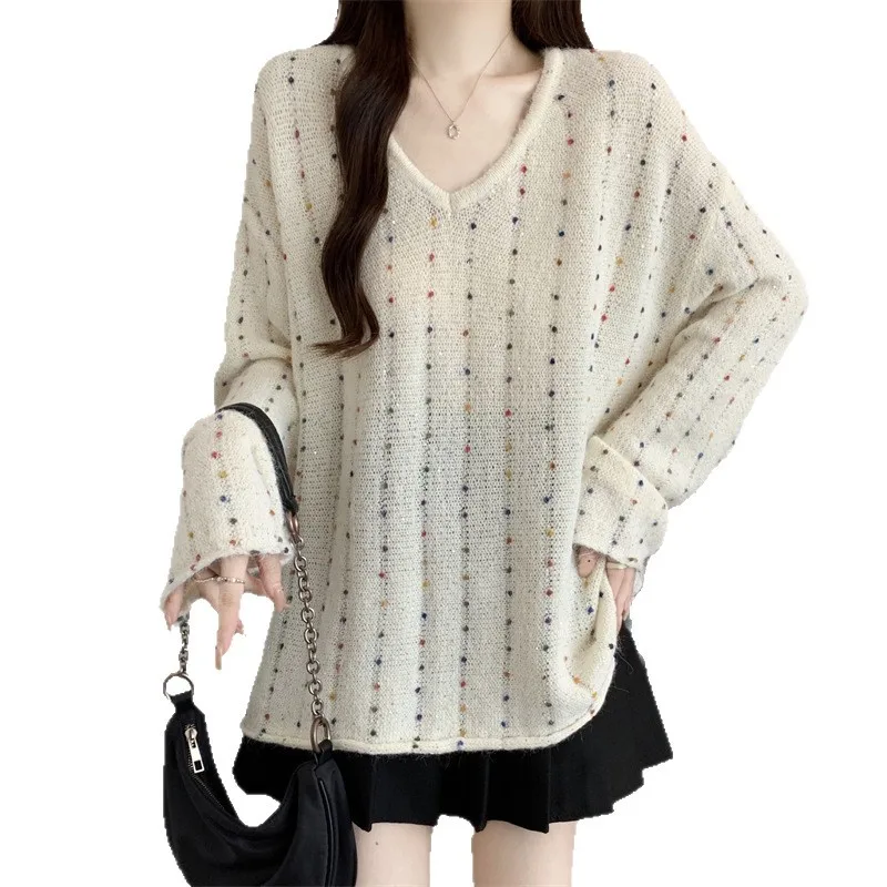 Рисунок 6 - Женский свитер, винтажный цветной горошек