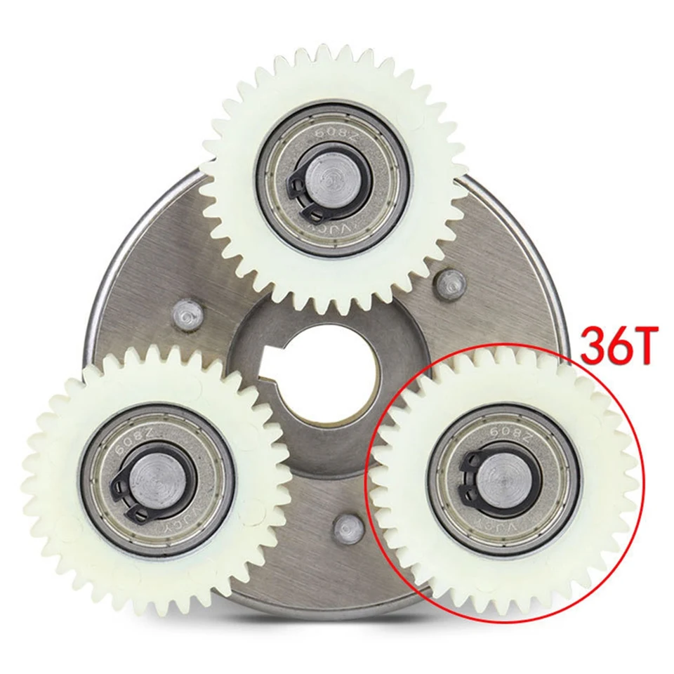 Engrenage Moteur Vélo Électrique KIMISS 36 Dents 3 Embrayages Planétaires Nylon