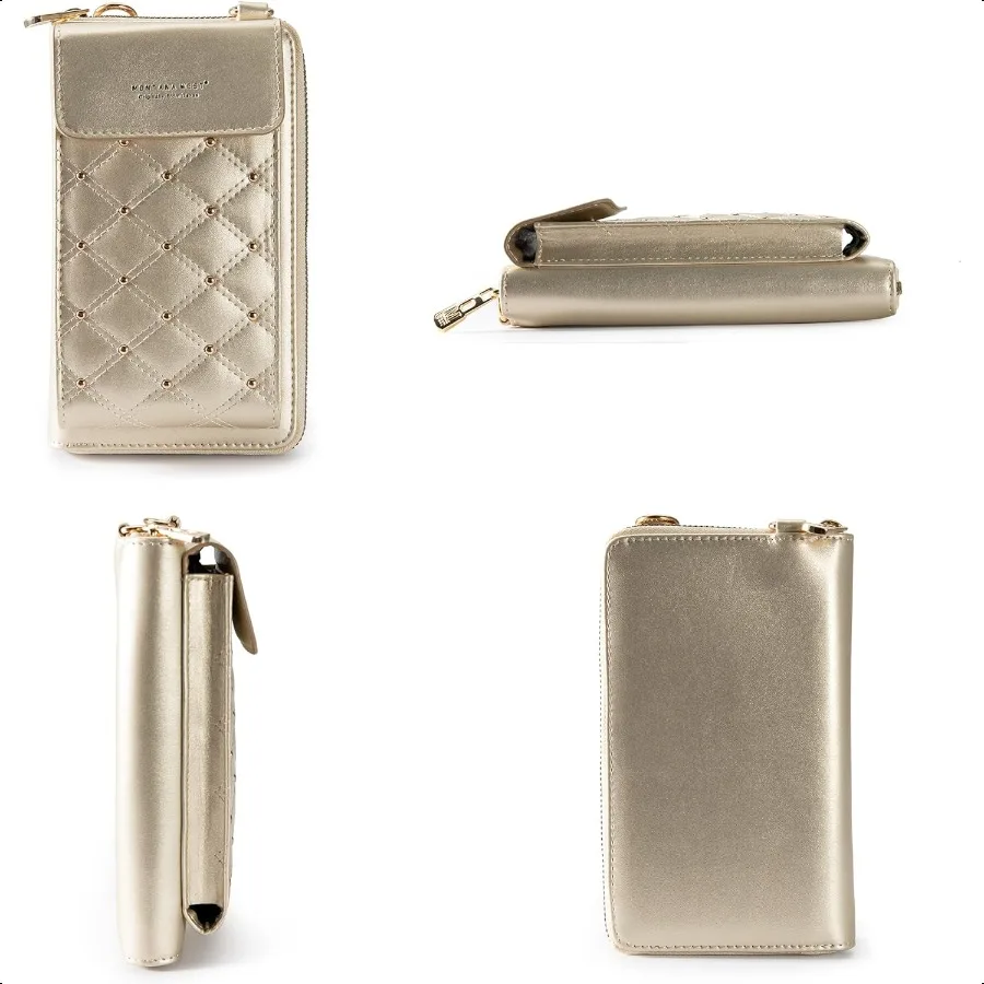 محفظة الهاتف الخليوي الصغيرة عبر الجسم من مونتانا ويست للنساء، محفظة الهاتف المحمول تحجب RFID