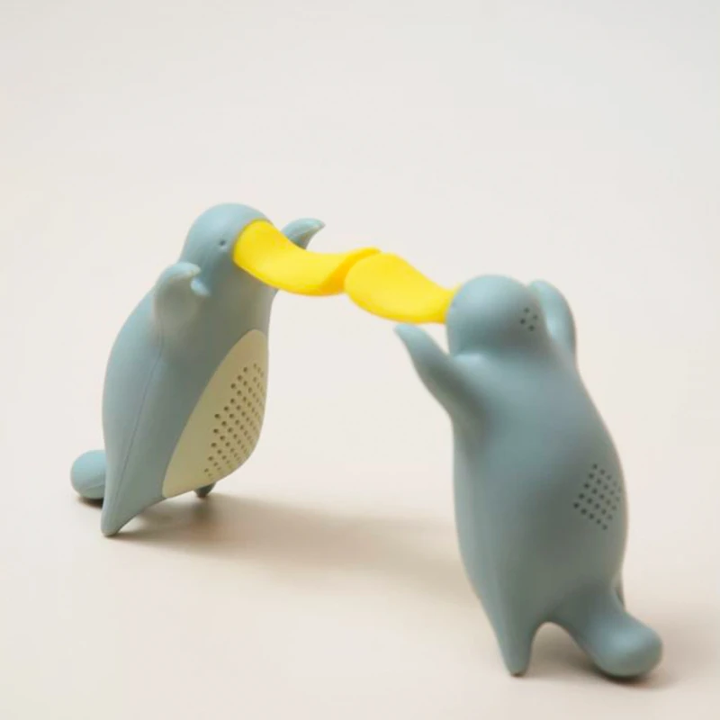 Cute Platypus Silicone Tea Infuser SOutdoor Creative Animal Tea Leak Modern Household Attachment Simplicity Mini Tea Separator