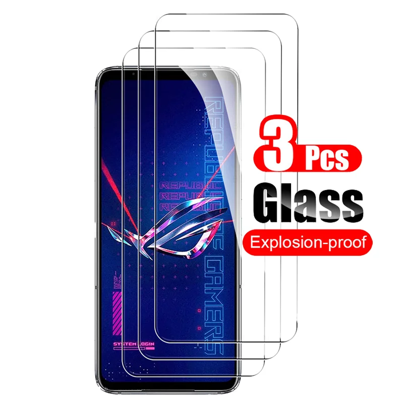 3Pcs Tempered Glass For Asus ROG Phone 6 Pro 6D Ultimate Glass Screen Protector for Asus ROG 6 Protective Film Glass Shield