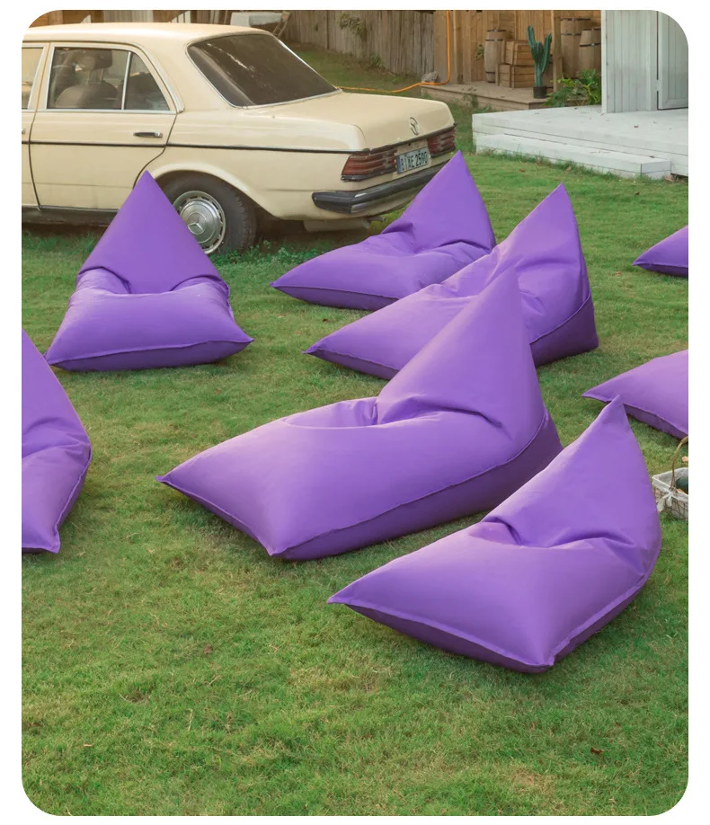 Lazy Sofa Outdoor Single Recliner Camping Lunch Break Bean Bags Internet Celebrity Bar Outdoor Picnic Sleeping Couch