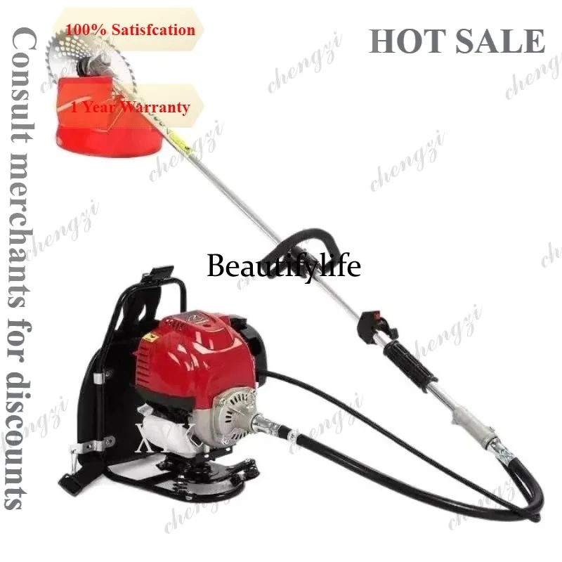 

M81 Backpack Side Install Four Stroke Brush Cutter Multi Function Farm Rice Cut Weeding Wilderness Clear And Ground Loosen Field