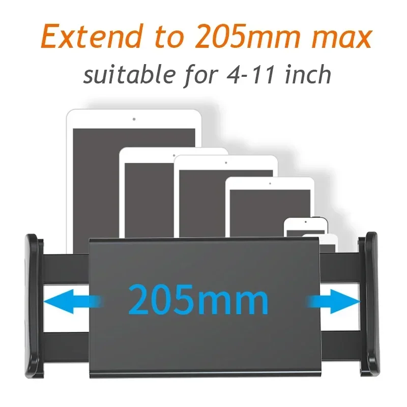 Car Back Seat Headrest Mount Holder For iPad Air 4-11 Inch 360 Rotation Tablet PC Auto Car Phone Holder Stand Worldmuma