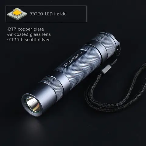 Convoy S2+ LED Flashlight 18650 Battery CONVOY MK