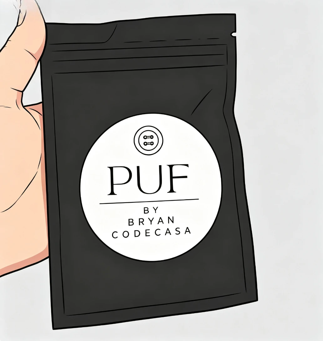 Accessoires de magie PUF par Bryan Codecasa : cartes magiques et jeux de cartes, accessoires de magie de close-up, pour magiciens professionnels, illusions et comédie