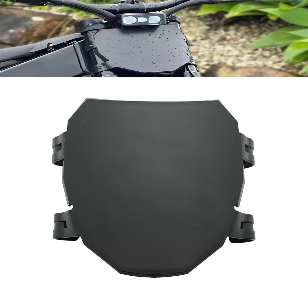 Placa de matrícula delantera universal para bicicletas eléctricas, para motocicletas Surron S X, para Talaria Sting Stark Varg