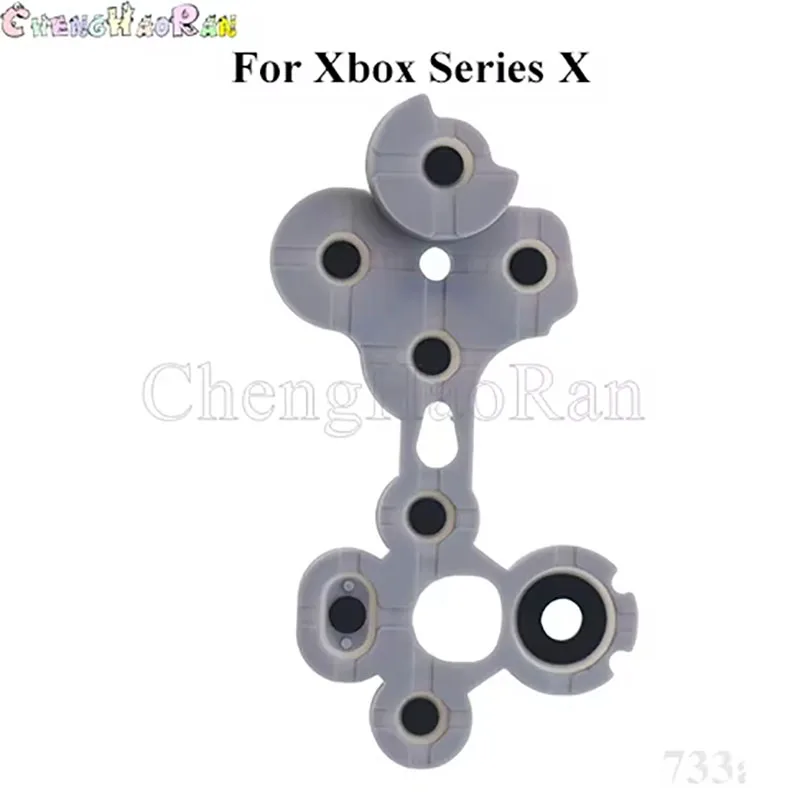 1pcs sem fio controlador de borracha condutora para xbox um s magro x/série um s x/elite v1 v2 gamepad silicone chave botão d almofada
