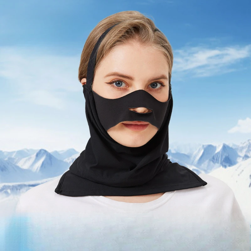 

Лидер продаж, зимняя теплая лыжная маска, щиток для лица, встроенный морозостойкий велосипедный утеплитель для шеи, водонепроницаемый ветрозащитный лыжный головной убор