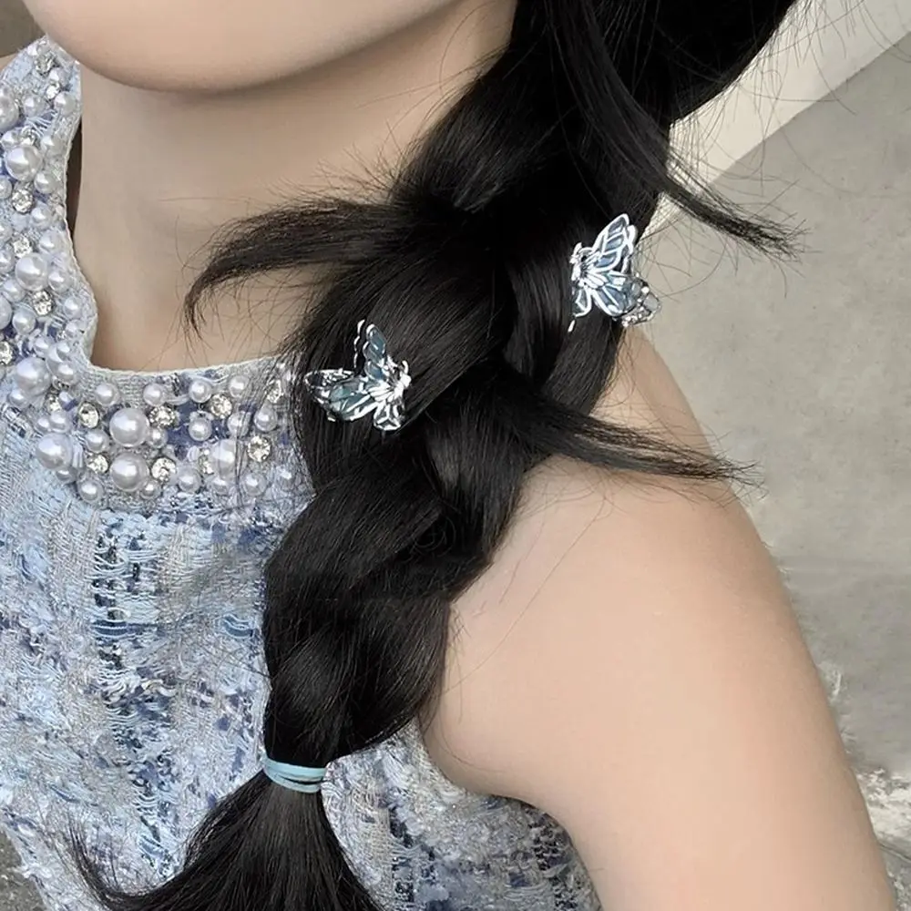 Fashion Hollow Mini Butterfly Hair Claw Y2k Small Size Animal Hair Clip Hair Accessories Hairpin Butterfly Hairpin Daily