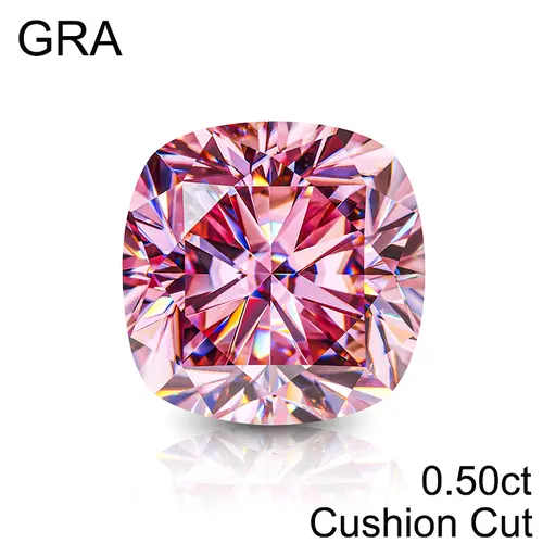 Pink Loose Moissanite 100% Real Lab Gemstone Stones For Women Jewelry Diamond Ring Material GRA Round/Pear/Emerald/Oval Cut - Image 20