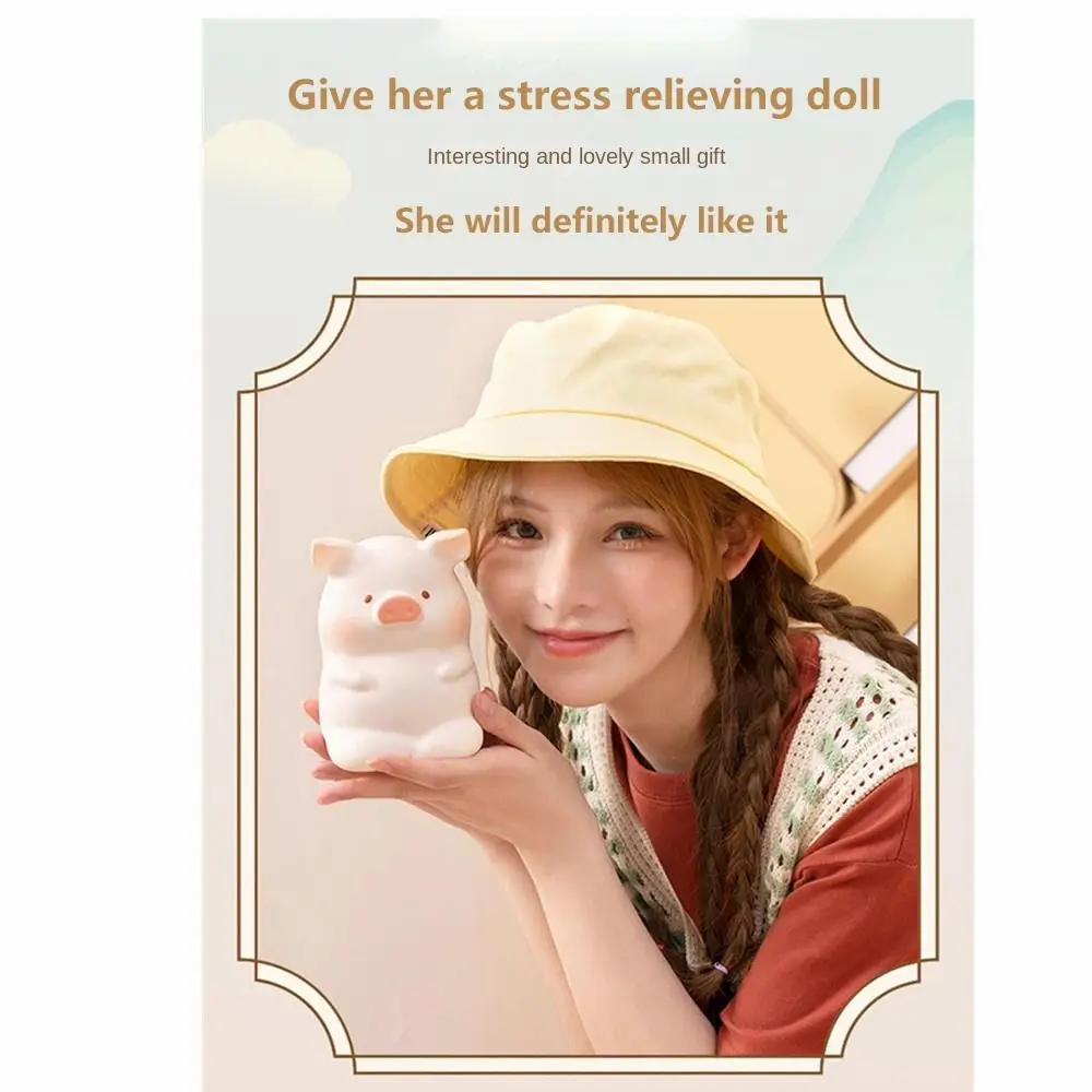 Trendy Slow Rebound Lulu Pig Decompression Kawaii PU Antistress Gift Anime Accessories Girls