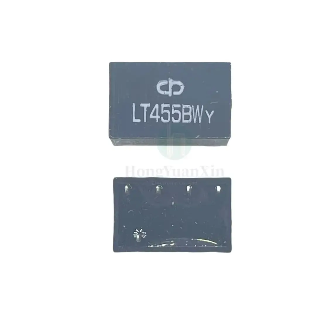 10pcs/ 455KHZ walkie-talkie communication machine special filter LT455BW 455K 1+4 5 pin ceramic filter