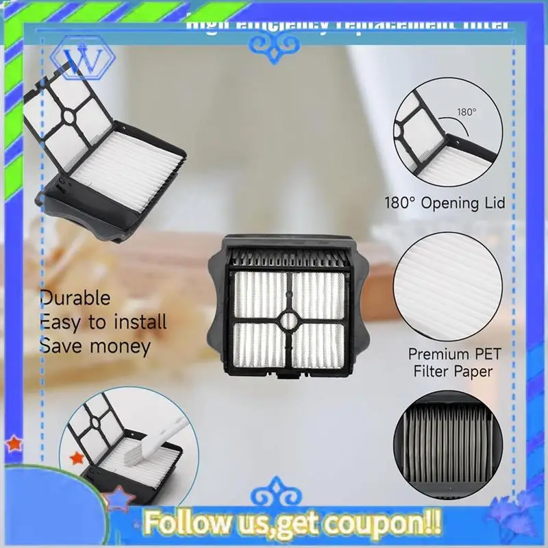 

Easy To Use Replacement Brush Roller And HEPA Filter For Tineco Floor ONE S5/Floor One S5 Pro 2 Cordless Wet Dry Vacuum Cleaner