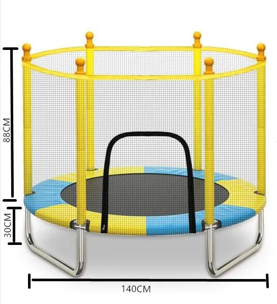 Trampoline Indoor With Protective Net For Adults Kids Jumping Bed Outdoor Exercise Fitness Equipment Flexible