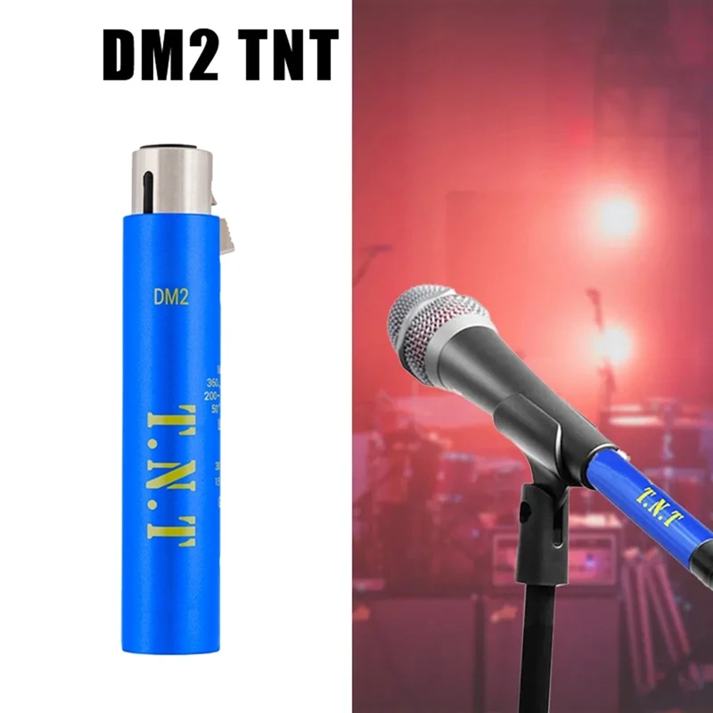 Dinamit aktif DM2, Preamp Mic In-Line + 30DB mendapatkan Anti gangguan kuat untuk DM2 T.N.T Mic Preamp