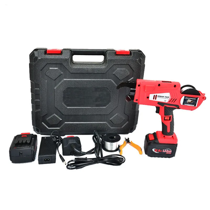 Máquina Automática Cordless Rebar Tier, Torcendo Máquina de Amarrar, 8-34mm, 12.8V, MK-890