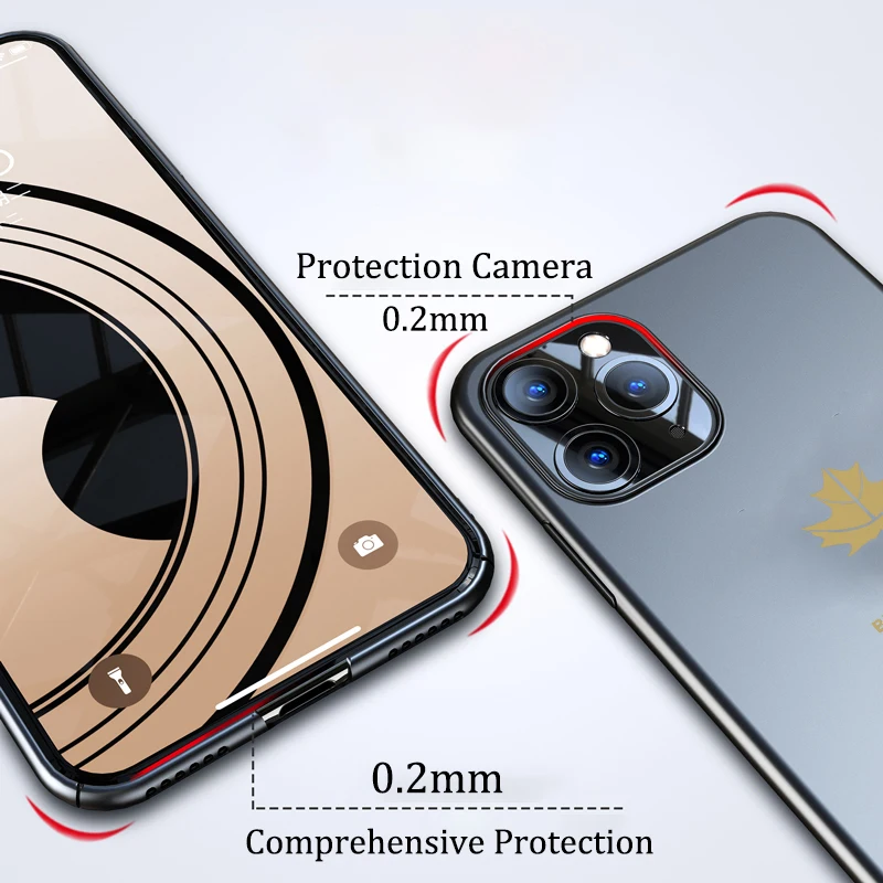 Aurora untuk ZTE Nubia A56 A36 Penutup Mewah Daun Maple Silikon TPU Soft Case untuk ZTE Blade A56 Pro A36 Shell