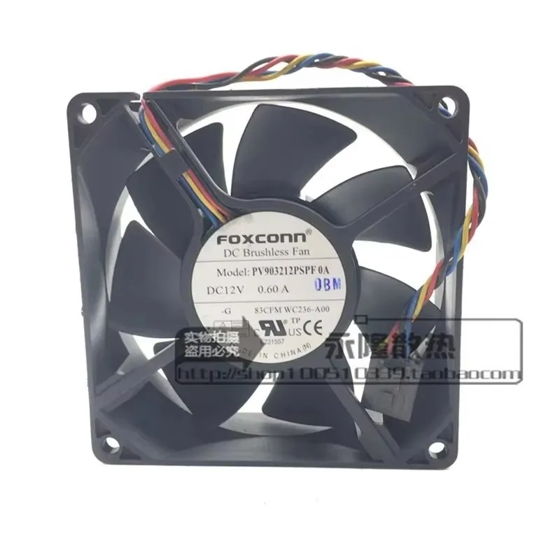 

Новый вентилятор охлаждения для корпуса ПК PV903212PSPFOA 90*90*32 мм, 9 см, 12В, 0.60А, 4-проводной, с ШИМ-управлением температурой