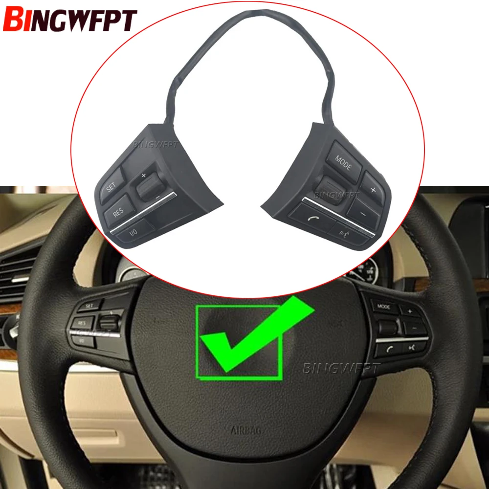 

OE. 61319229479 9229480 Original Multifunction Steering Wheel Switch For BMW 5 6 7 Series Series 2010-2017