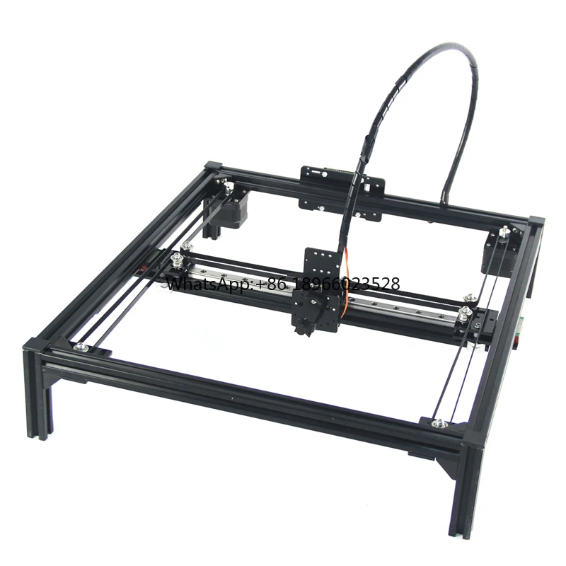 DIY Top quality drawing writing robot machine lettering corexy guide rail version A4 A3 engraving area frame plotter robot kit