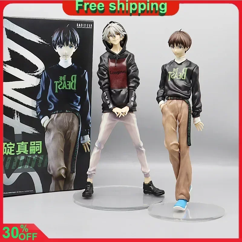 Neon Genesis Evangelion Anime Figure Kaworu Nagisa Ver.RADIO Ikari Shinji Action Figure Kawaii Collection Doll Manga Gift Toys