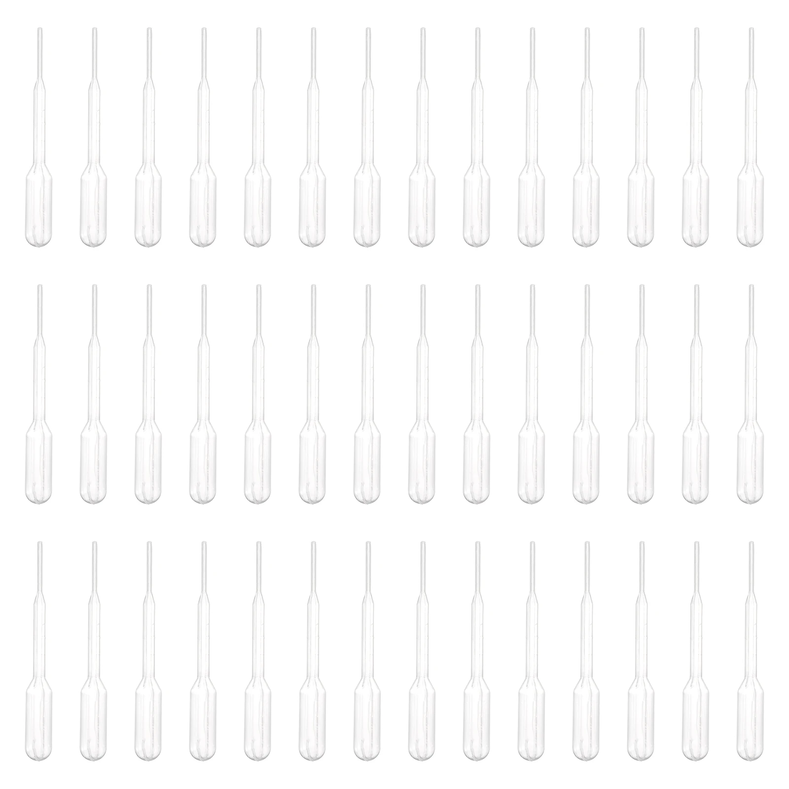 

100 Pcs Plastic Dropper Transfer Pipette Serological Disposable 5 Ml Micropipette