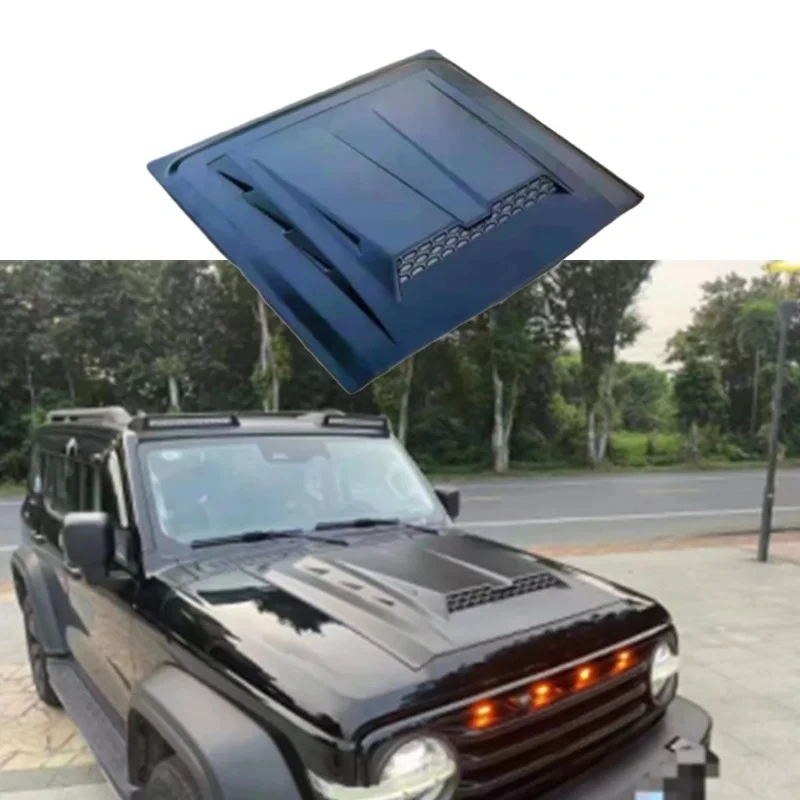 

Popular Wholesale Hood Black Engine Cover Abs Engine Bonnet Hood for tank 300
