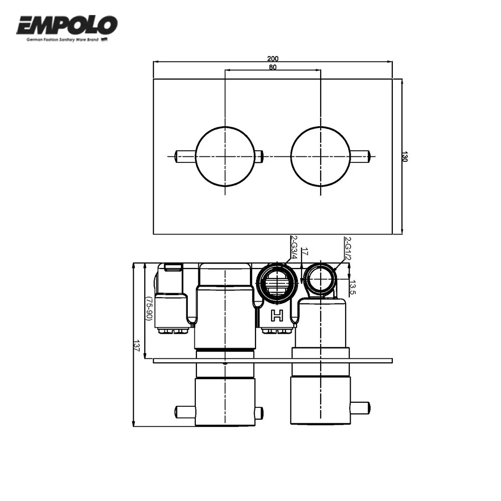 New design brass stop cock cold water angle stop valve faucet flush sanitary diverter valve