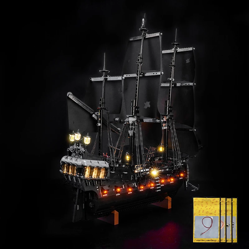 

Светодиодный светильник Vonado 5 В (без модели), подходящий для Lego 10365 Капитан Джек Воробей, пиратский корабль, подарочный декоративный светильник