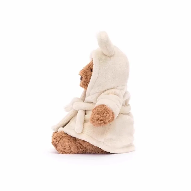 Jellycat أفخم جديد Bartholomew الدب سلسلة ألعاب من القطيفة الباذنجان الدب الحب الدب لطيف ألعاب من نسيج مخملي الطفل الراحة هدية عيد ميلاد الطفل