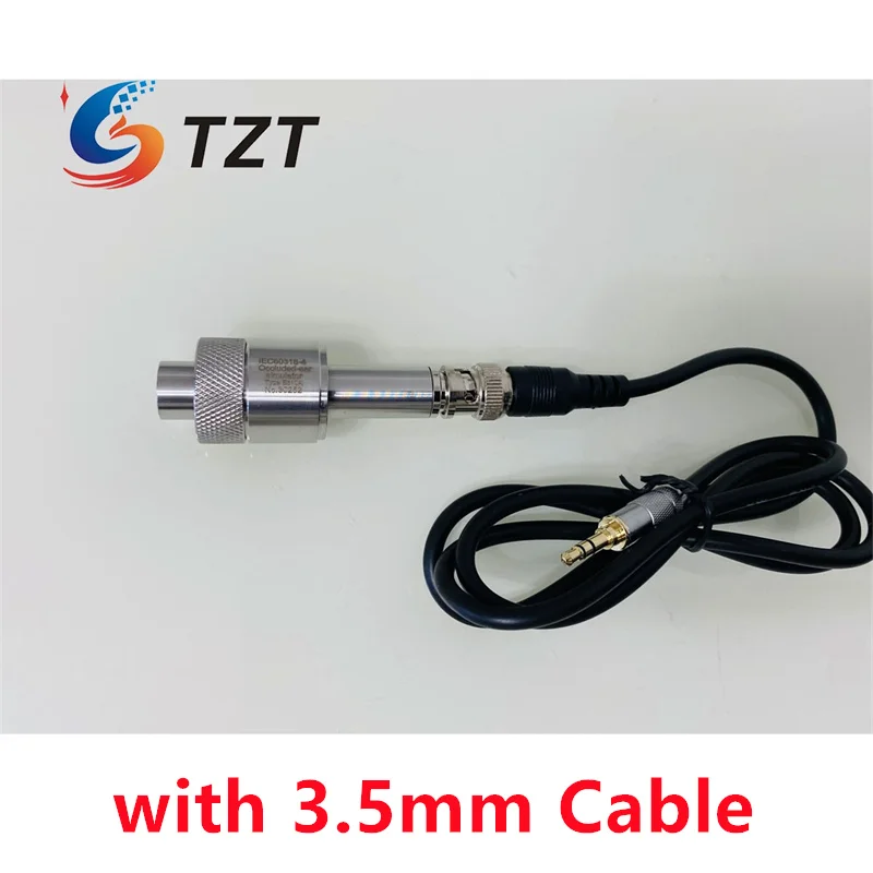 

TZT IEC711 318-4 Artificial Ear Occluded Ear Simulator Frequency Response Curve Tester with 3.5mm Cable/BNC Cable