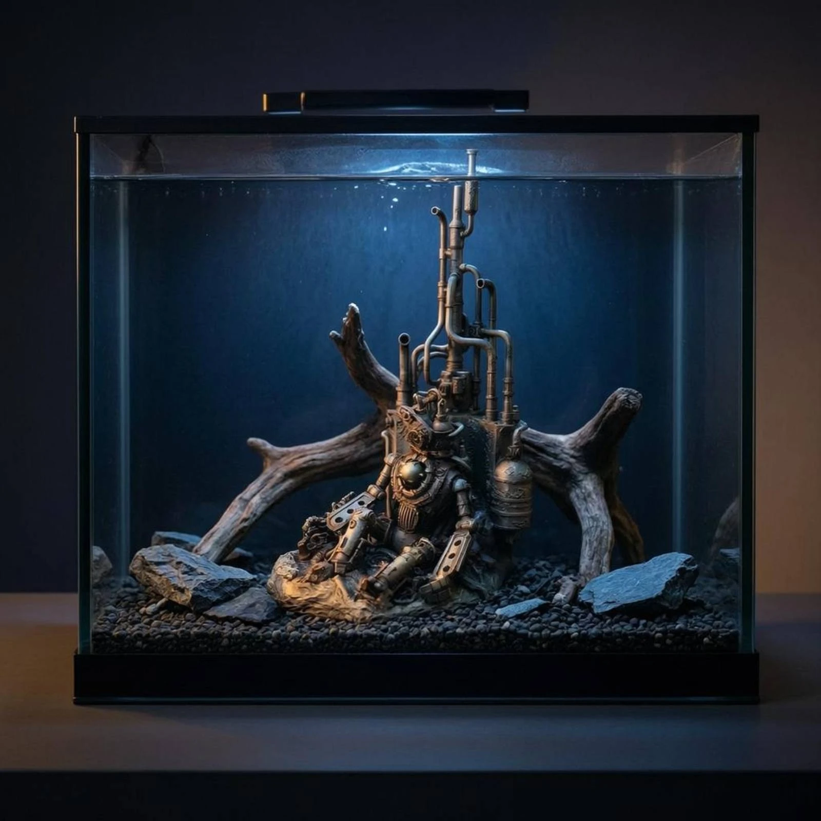 ornement-d'aquarium-robotise-surface-sculptee-en-detail-decoration-d'aquarium-industrielle-ornement-aquatique-en-resine-durable