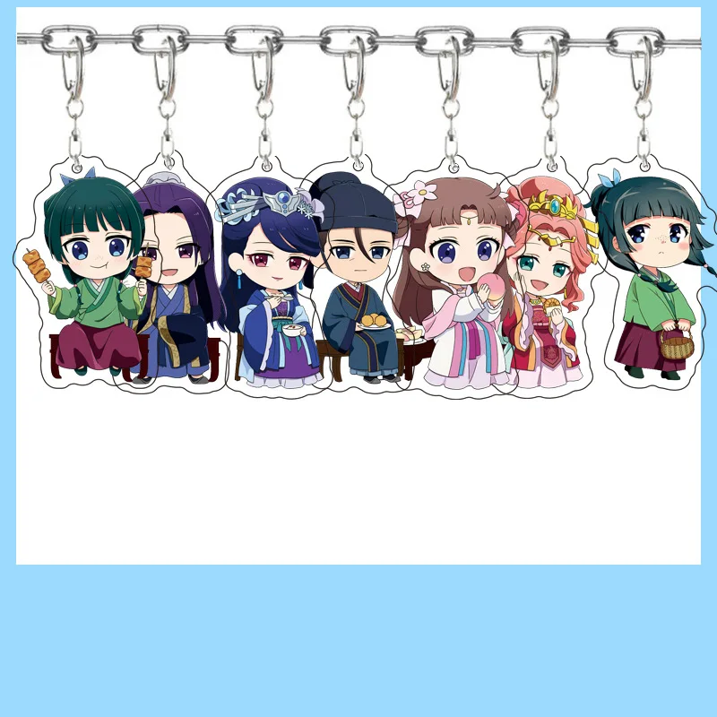 The Apothecary Diaries Anime Pendant Maomao Gaoshun Jinshi Consort Gyokuyo Acrylic Figure Display Cartoon Keychain Friends Gift