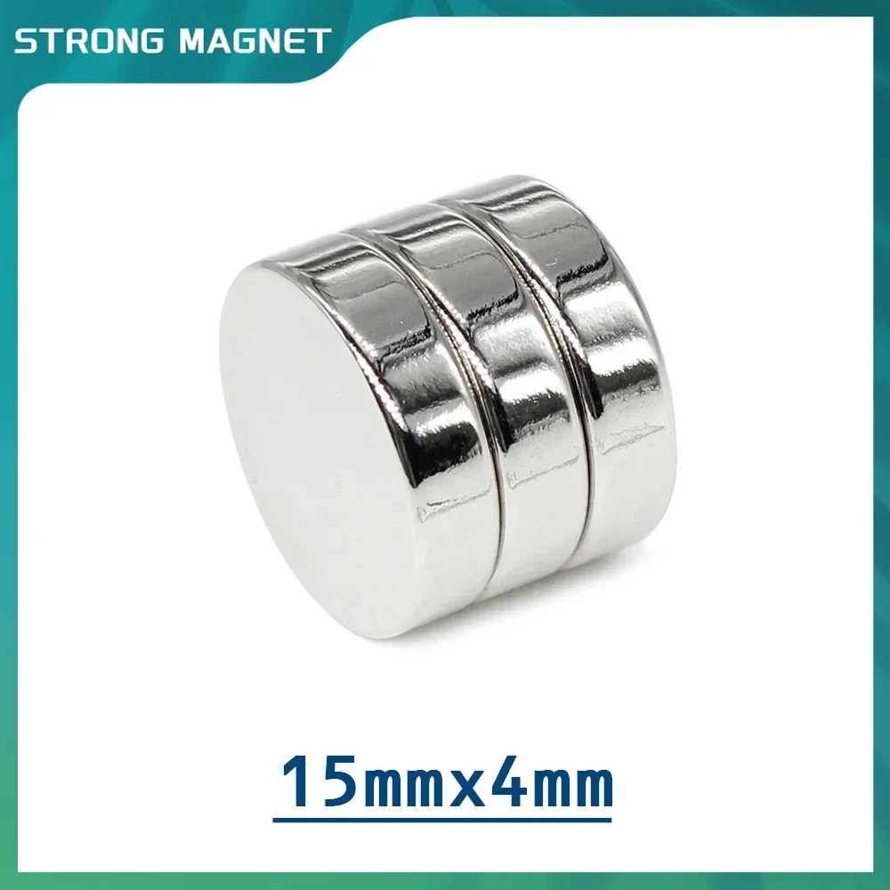 

5/10/20/50PCS 15x4 mm Disc Strong Cylinder Rare Earth Magnet 15mmx4mm N35 Round Neodymium Magnets 15x4mm 15*4 mm