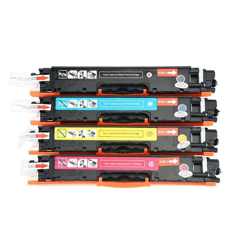 YI LE CAI compatible toner cartridge CF350A 350A CF351A CF352A CF353A 130A for hp Color LaserJet Pro MFP M176n, M176 M177fw M177