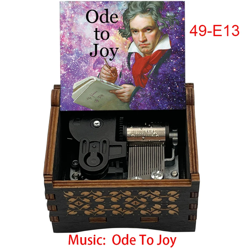 World Famous Song《Ode An Die Freude》Adapted 18-Tone Music Box Home Accessories Ornaments Family Party Gift ﻿