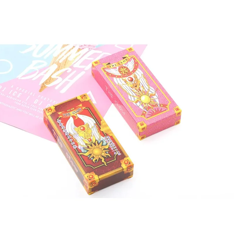 2022 Anime Peripheral Girl Sakura Divination Tarot Kuro  Card Variety Sakura Cosplay Card Divination