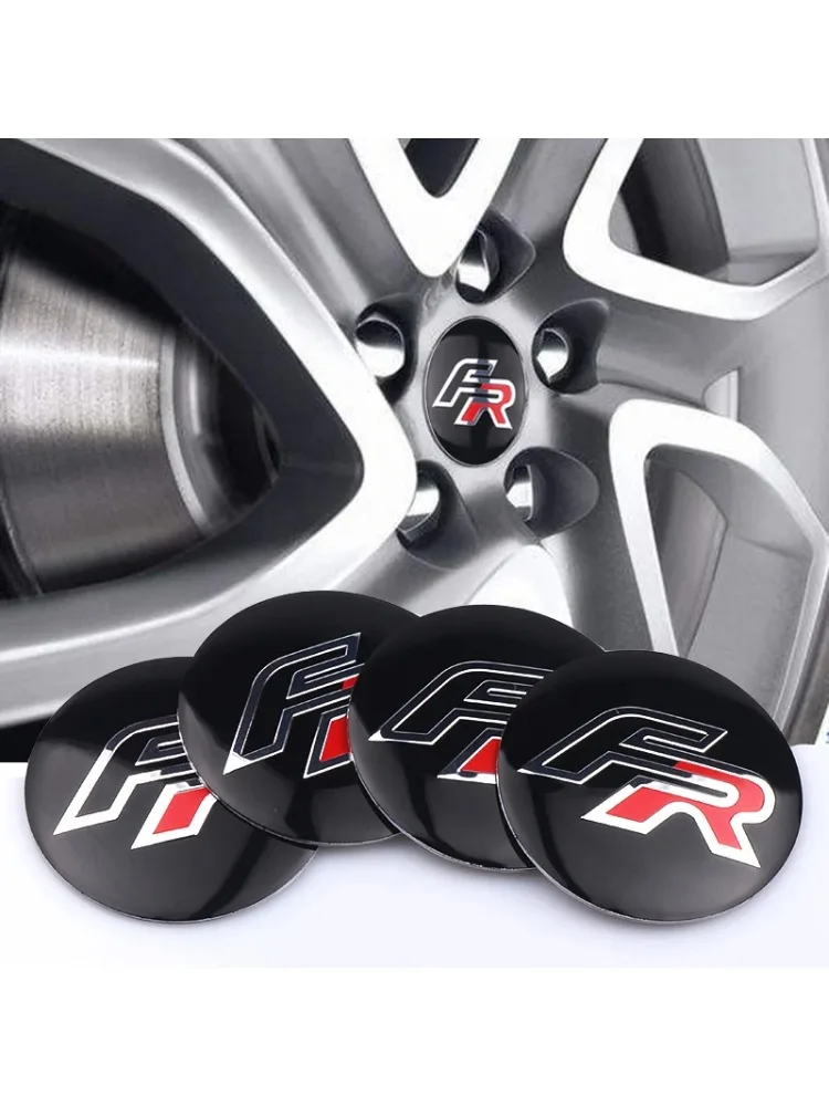 Emblemat samochodowy, nakładka na felgę, osłona piasty koła, naklejka, akcesoria do modyfikacji Seat FR Cupra Leon Ateca Mk1 Mk2 Mk3 5f Ibiza 6f Toledo — 2