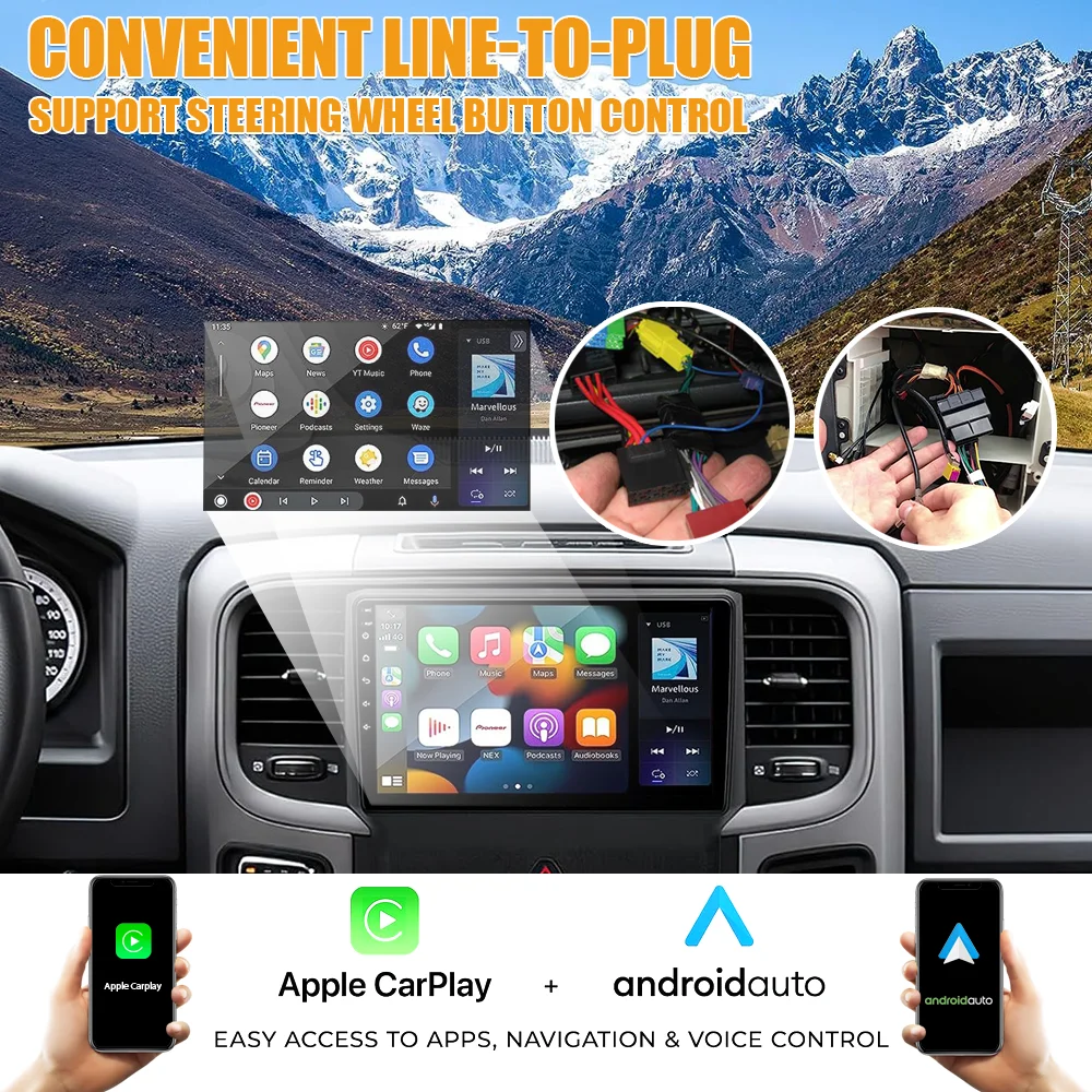 CarPlay Android Player 360 For Car Navigation 7\