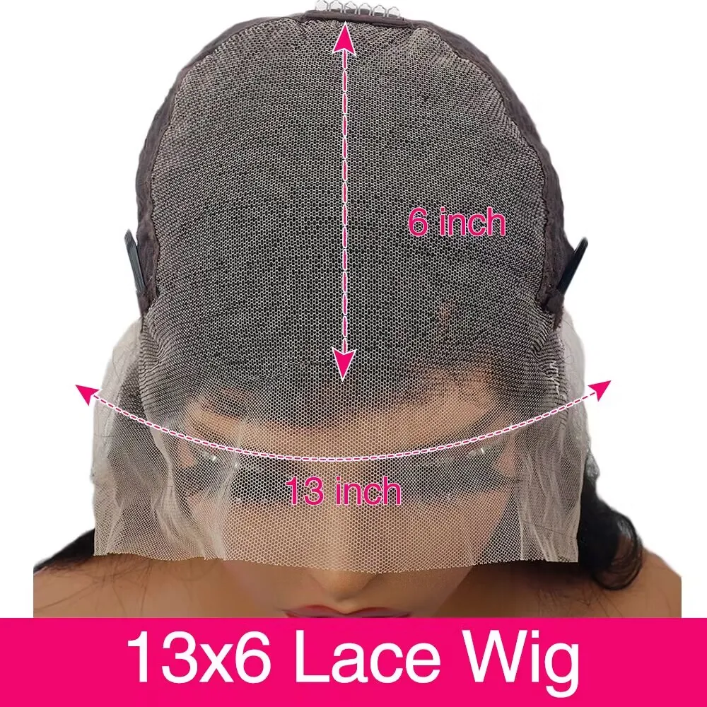 13x6 Transparent  Lace Front Wigs Body Wave Lace Front Wig 34 36 Inch HD Lace Frontal Wigs Pre Plucked Human Hair Wigs For Women