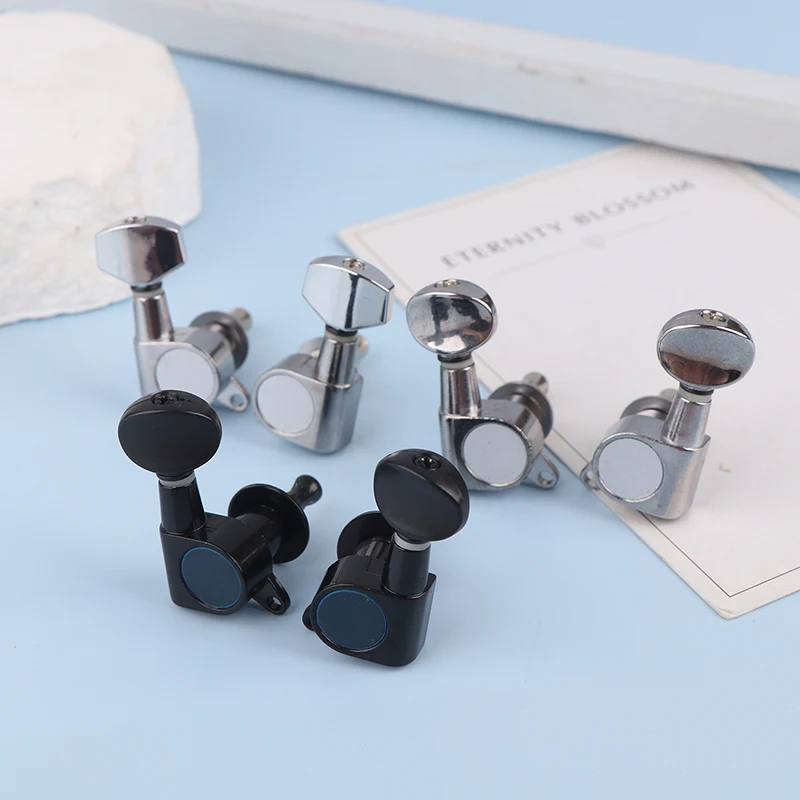 New 4Pcs Ukulele Tuning Peg Uke Knobs Tuners Machine Heads Tuning Key For 4 String Ukelele Folk Guitar DIY Making Repair Parts