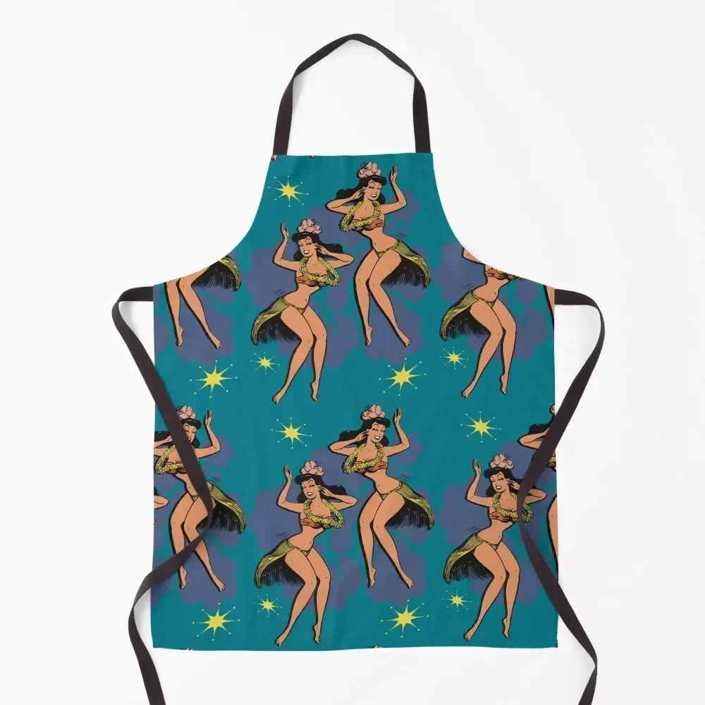 

Campy Aloha Apron Kitchen Chef women's work Woman Kitchen Kitchen Man Apron