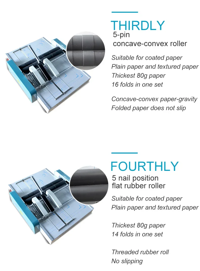 ZY-1 paper folding machine martin yale paper folder intelligent adjustment