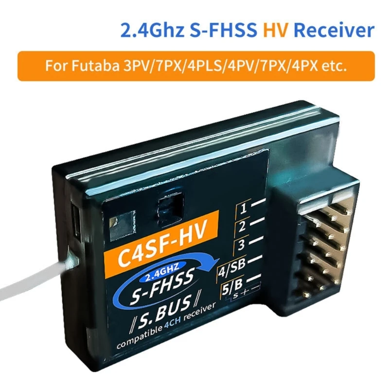 C4SF HV 防滴受信機双葉 FHSS FHSS SBUS 3PV 3PK 4PKS 7PK 2.4 グラム S-FHSS C4SF-HV 受信機アクセサリードロップシップ